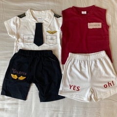 新品未使用　70〜80 男の子　夏服ベビー服9点の画像