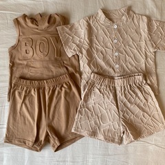 新品未使用　70〜80 男の子　夏服ベビー服9点の画像