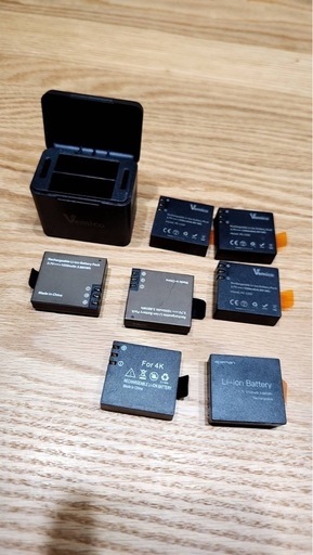 撮影機材セット(アクションカメラ、スタビライザー、照明)