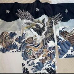 SALE!!鷲と波の模様の七五三着物フルセットの画像