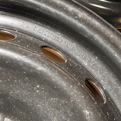 美品　鉄チンホイール　14インチ　の画像