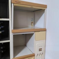 電子レンジラック（米びつ付き） (ゆうこ) 東京の収納家具《食器