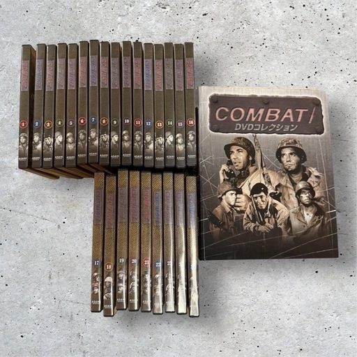 COMBAT コンバット DVDコレクション 25巻 抜け有 冊子バインダー付 COMBAT コンバット DVDコレクション 25巻 抜け有 冊子バインダー