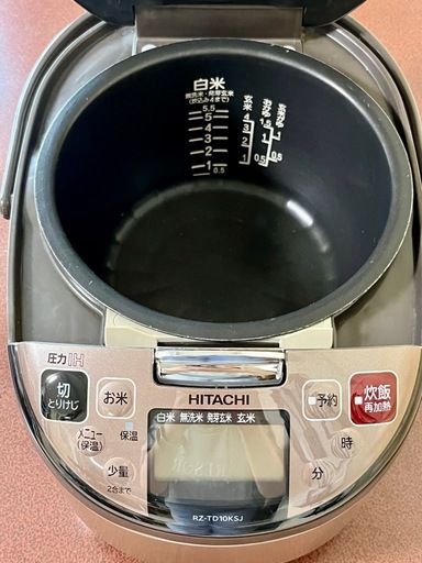 圧力IHタイプ 炊飯器 5.5合炊き RZ-TD10KSJ