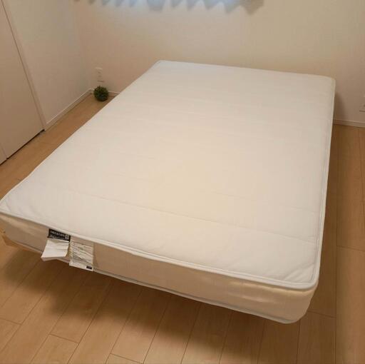 ほぼ未使用⠀】ニトリのダブルベッド(N-Sleep Latex)お売りします☆