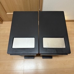 【定価7,000円相当】ゴミ箱　2個　プッシュ&ペダル　45ℓ ブラック　の画像