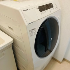 【SHARP】ドラム式洗濯乾燥機　プラズマクラスター 　一人暮らし　時短の画像