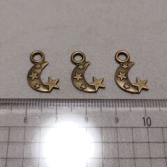 ハンドメイド 星 月 チャーム パーツ 素材