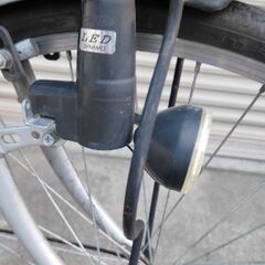 直ぐに乗って帰れます。LEDライト26インチ自転車の画像