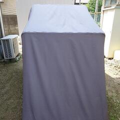 山善の蛇腹式サイクルガレージバイク ガレージの画像