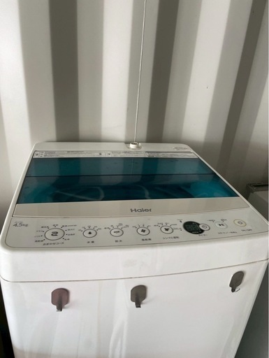 運搬費込み) Haier 4.5kg 2017年製‼️ 付属品込み‼️ (bay運送