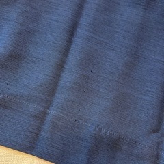 ニトリ　遮光1級　防炎　100×200 ２枚　カーテン　ネイビーの画像