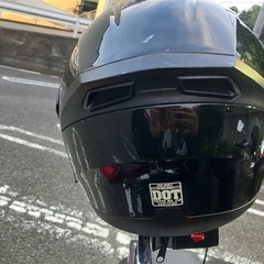 バイクフルフェイスヘルメットの画像