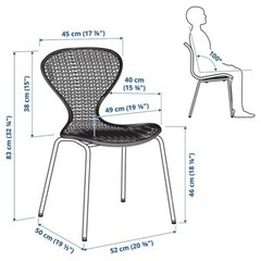 【値下げ交渉可】IKEA イケア ダイニングチェア 椅子の画像