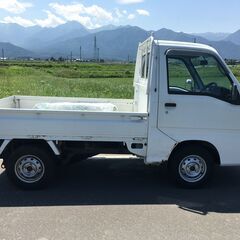 サンバー TC スーパーチャージャー 5MT 4WD 車検9年3月 平成15年式 走行距離147800km エアコン パワステ サンバートラックの画像