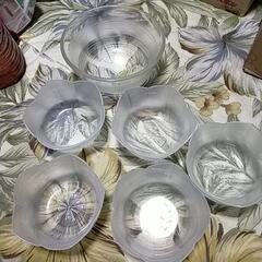 素麺器セット❢×2種類+シャンパングラス4脚❢USED❢の画像