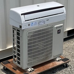 高圧洗浄済み ! !◇シャープ エアコン 6畳用 2020年製 内部クリーン 100V プラズマクラスター AY-J22DH 保証付き! 取付け可 ! !の画像
