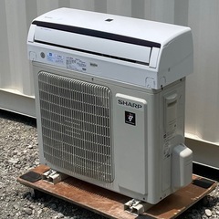 高圧洗浄済み ! !◇シャープ エアコン 6畳用 2020年製 内部クリーン 100V プラズマクラスター AY-J22DH 保証付き! 取付け可 ! !の画像