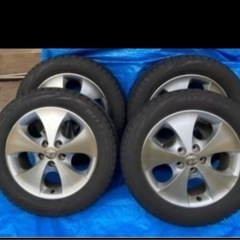 10アルファード純正17アルミスタッドレス付き