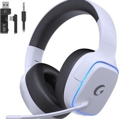ゲーミングヘッドセット ps5 ヘッドセット 【2.4G USB...
