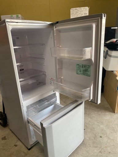 NO B378?福岡市内配送設置無料✨?三菱 146L 2ドア ノンフロン冷蔵庫 MR-P15Z-S シルバー