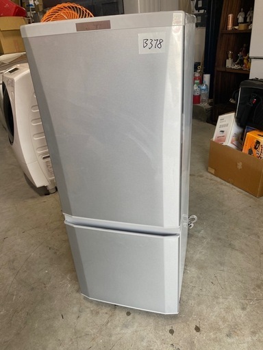 福岡市内配送設置無料 三菱 146L 2ドア ノンフロン冷蔵庫 MR-P15Z-S