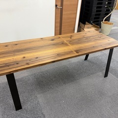 【交渉可】KANADEMONO カナデモノ 木製 テーブル 作業台 180cmの画像