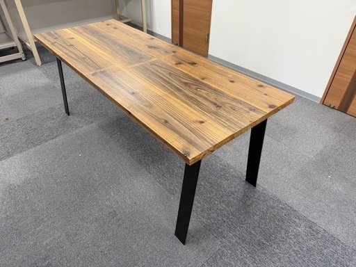 【交渉可】KANADEMONO カナデモノ 木製 テーブル 作業台 180cm