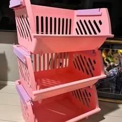 取引中　取りにこられる方限定　ニトリ　積み重ねケースの画像