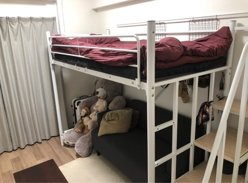 ロフトベッド　ホワイト（お取引中）