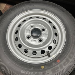 ☆新車外し☆ハイゼットカーゴ☆純正スチールタイヤホイール4本セット