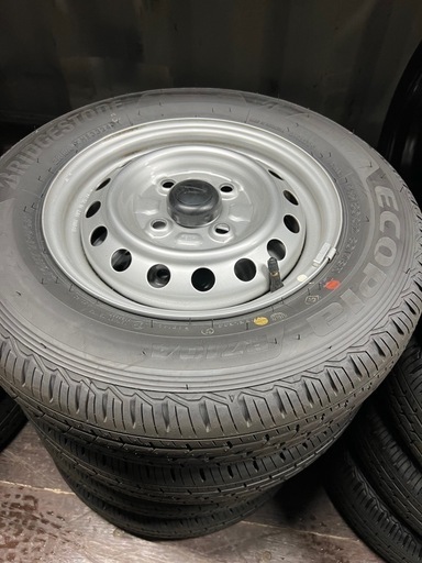 ☆新車外し☆ハイゼットカーゴ☆純正スチールタイヤホイール4本セット