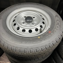 ★新車外し★ハイゼットカーゴ★純正スチールタイヤホイール4本セッ...