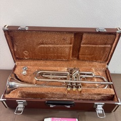 ヤマハ　トランペット　YTR-334S 管楽器　シルバー　純正ケース