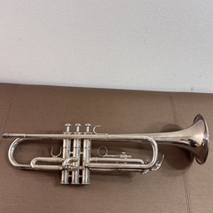 ヤマハ　トランペット　YTR-334S 管楽器　シルバー　純正ケースの画像