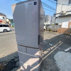 NO B388?福岡市内配送設置無料✨?SJ-PW41C-C 冷蔵庫 プラズマ