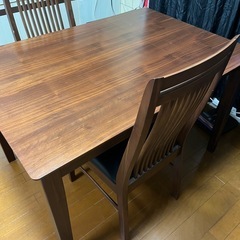 ダイニングセット(折り畳み式) | インテルナかわはた　※机+椅子2脚