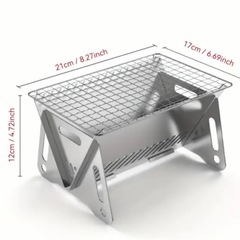 🌟【新品・未使用✨】ポータブル炭火グリル／キャンプ／BBQの画像