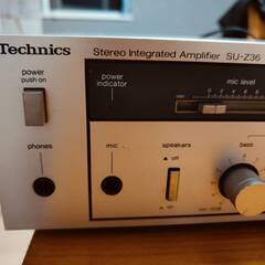 Technics テクニクス　ステレオプリメインアンプ SU-Z36 通電確認済みの画像