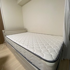 極厚22cmセミダブルポケットコイルマットレスの画像