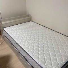 極厚22cmセミダブルポケットコイルマットレスの画像