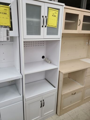 3つまとめて引き取り限定 (きゃらめる) 柏の収納家具《食器棚