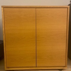無印良品（廃盤品）受け取渡し予定者決定済み　スタッキングキャビネット・幅８２．５ｃｍ・ハイタイプ 基本セット の画像