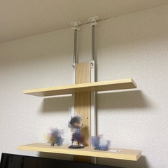 すぐに使える！42型テレビ＆収納付きテレビスタンドの画像