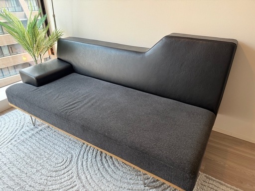 美品　クラッシュゲート　IT SOFA イットソファ2.5掛け イット 2.5人掛けソファ 右肘 キャニオンブラウン×ライトグレー