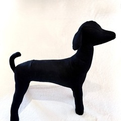 犬型トルソー　黒の画像
