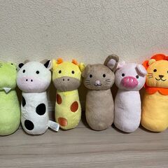 ベビー ぬいぐるみボウリングの画像