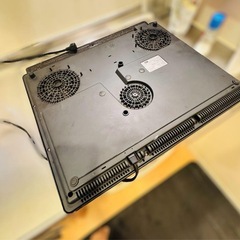 アイリスオーヤマ 3口卓上IH調理器 IHC-S313V（ブラック）2014年製の画像