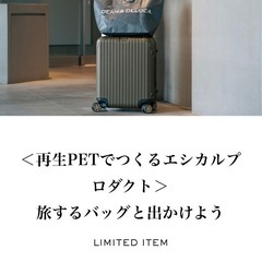 【未使用】DEAN & DELUCAのトラベルバッグの画像