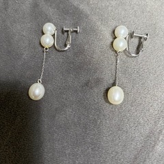 【美品】湖水真珠のネックレスとイヤリングの画像